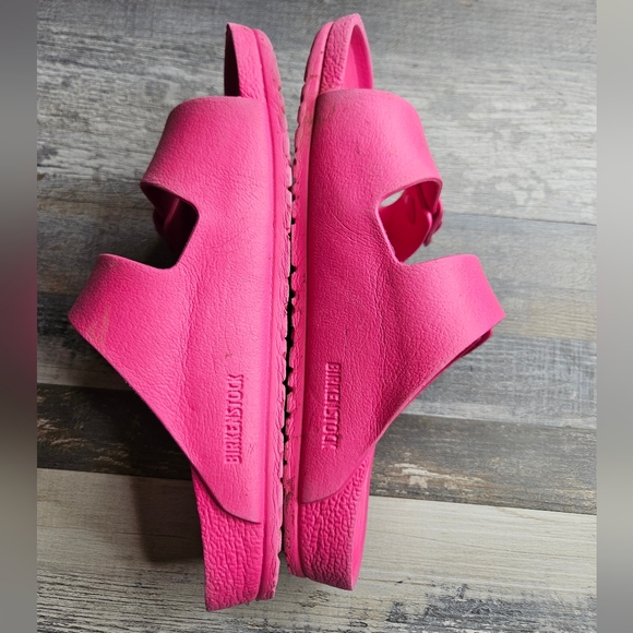 Birkenstock Arizona Rubber Sandals Pink Size 34 = Kids 3-3.5 - Picture 5 of 8